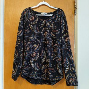 Women's Printed Long-sleeve Shirt